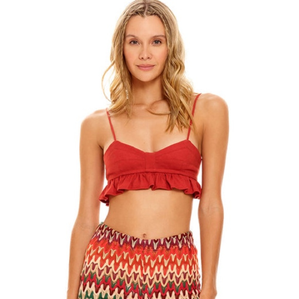 NWT Agua Bendita Mar Crop Top